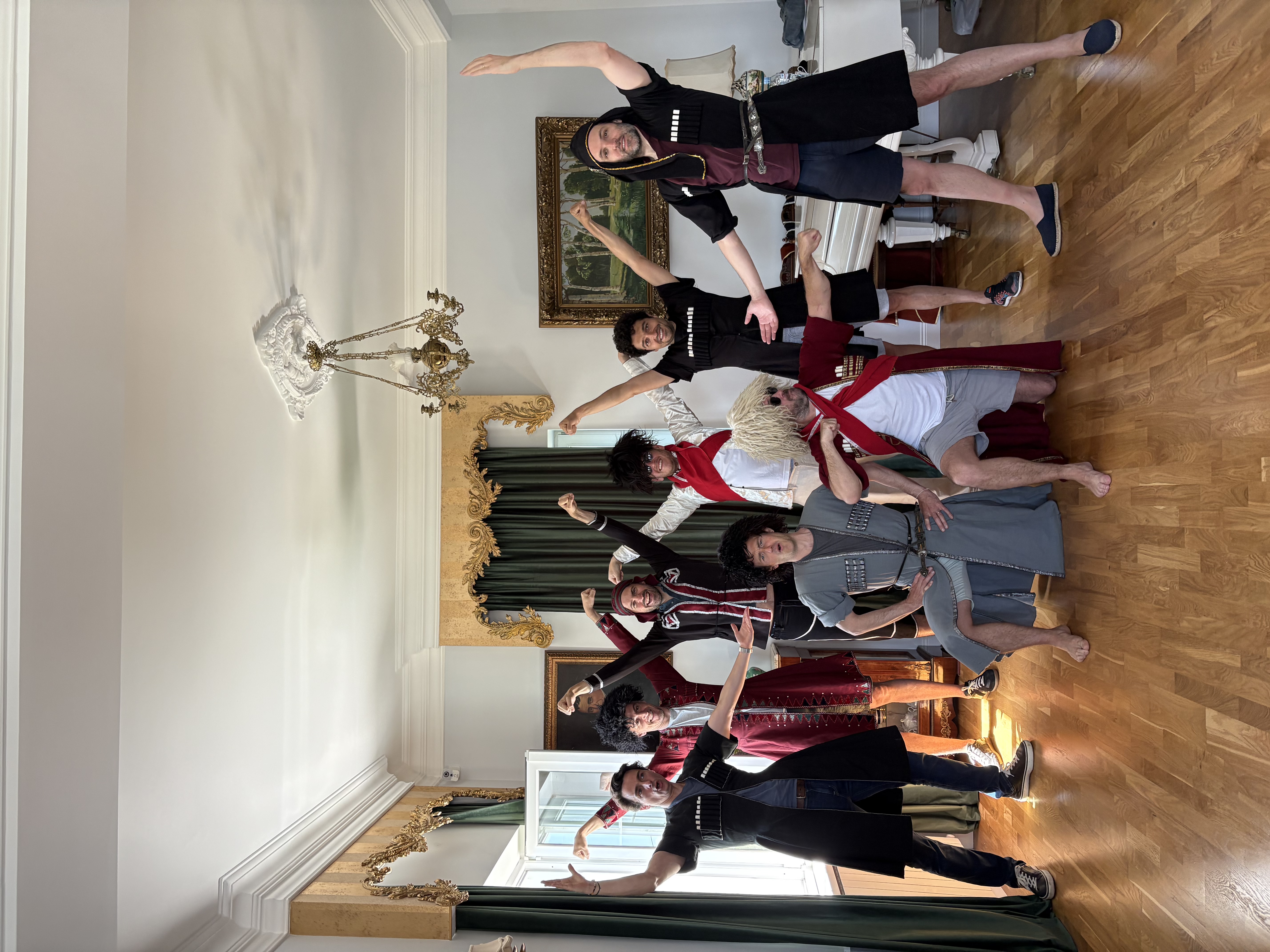 Georgian costume group